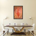 Red Ornamental Flower_Canvas