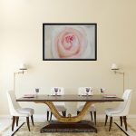 Whiteish Pink Rose Macro_Canvas