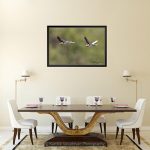 Barr Headed Geese In Flight_Canvas