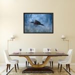 Cormorent in Flight_Canvas